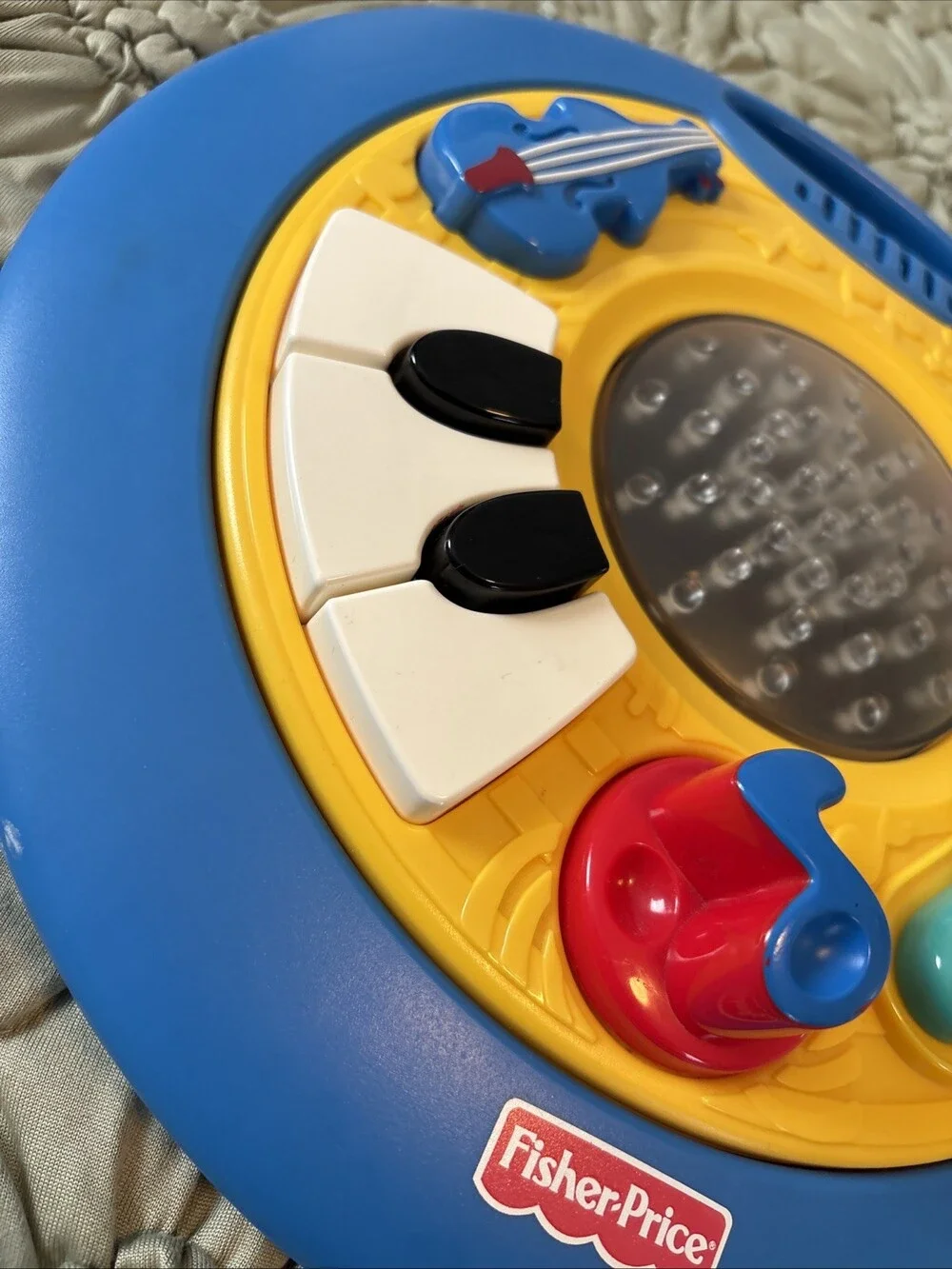 Fisher Price Intelli-Table Interactive Toy Lights Sounds 1999 - Tested Works